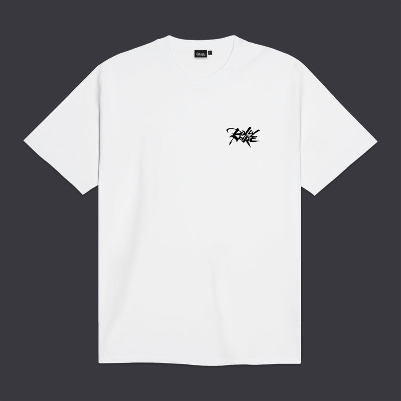 DLYNR Brushstroke Tee White