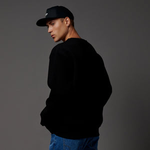 DLYNR Swirl Crewneck Black