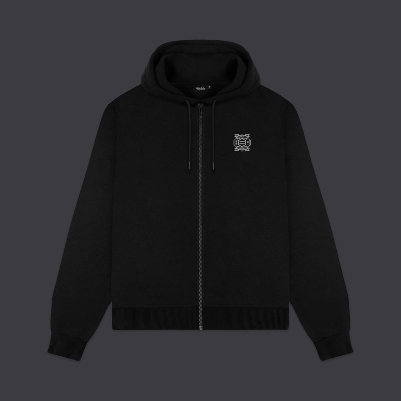 Dolly Noire Kanban Zip Hoodie Black