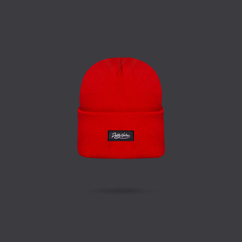 Dolly Noire Label Beanie Red