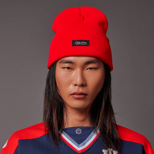Dolly Noire Label Beanie Red