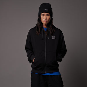 Dolly Noire Kanban Zip Hoodie Black