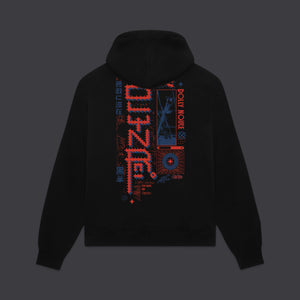 Editorial Sci-Fi Hoodie Black