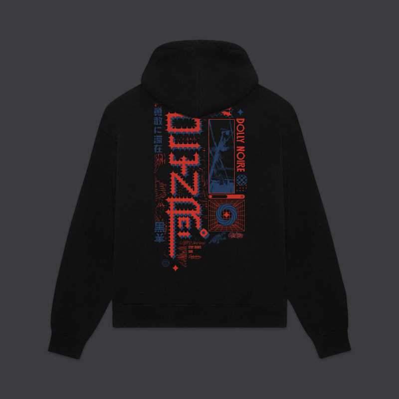 Editorial Sci-Fi Hoodie Black