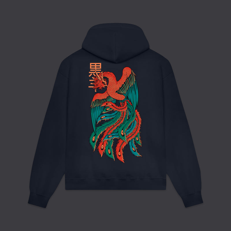 Hoo Hoodie Midnight Blue