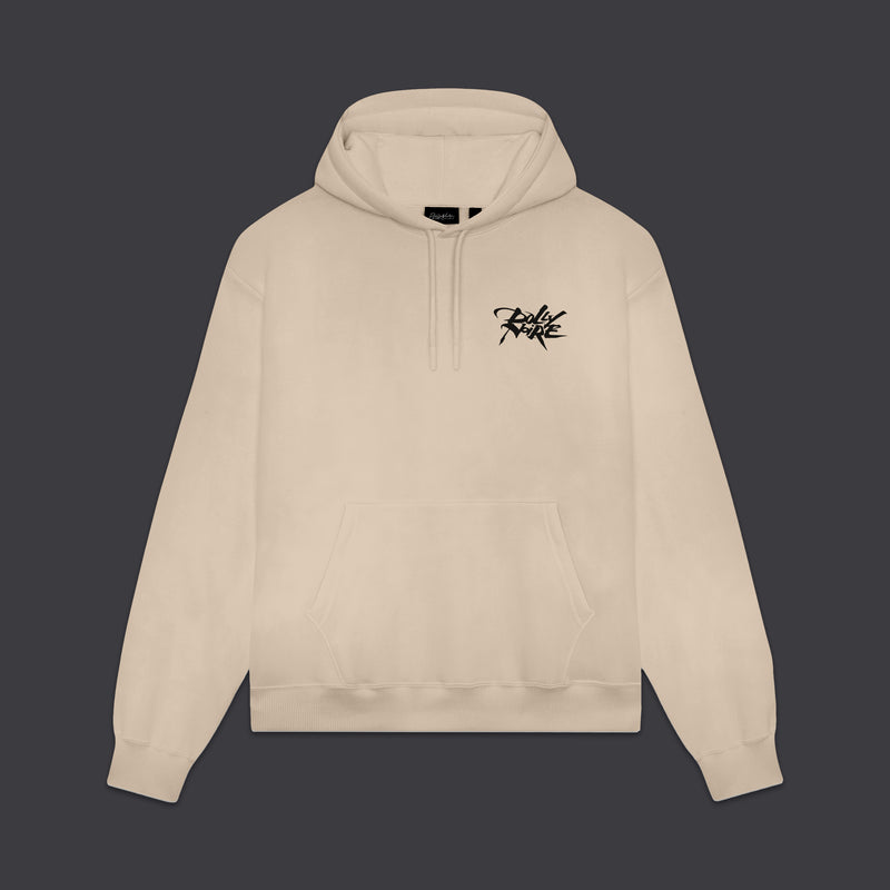 Hyakki Yagyo Chant Hoodie Beige