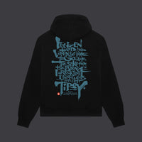 Hyakki Yagyo Chant Hoodie Black
