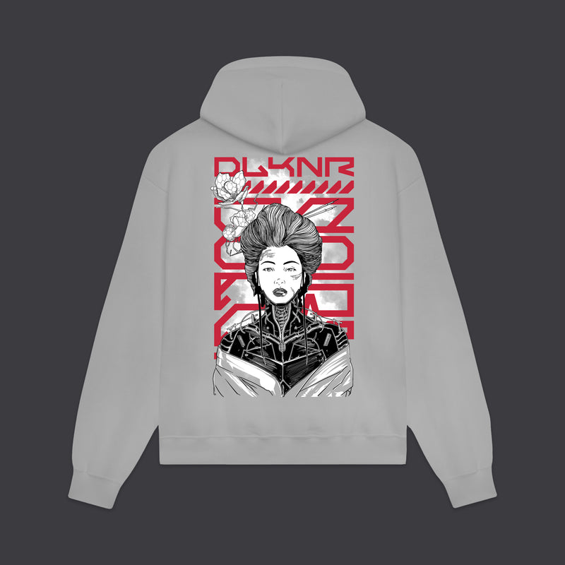 Metal Gheisha Hoodie Grey