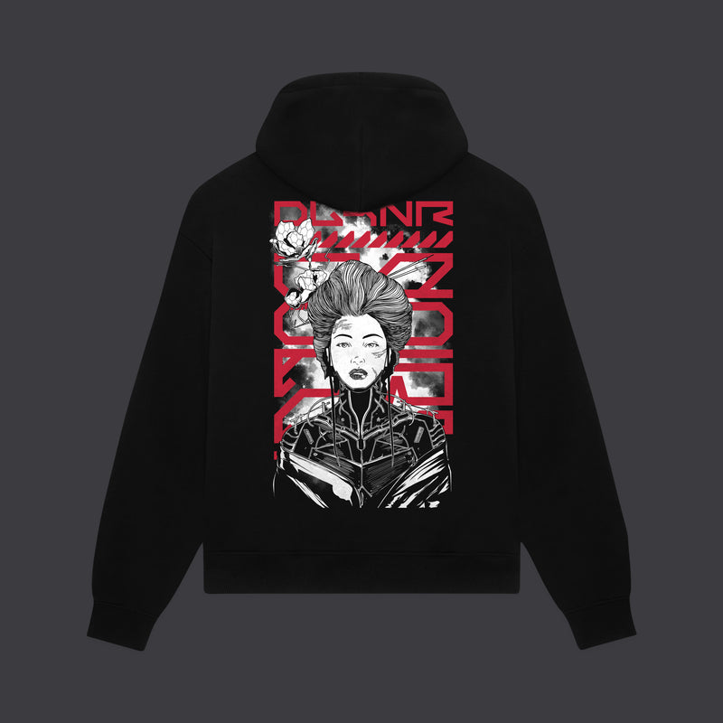 Metal Gheisha Hoodie Black
