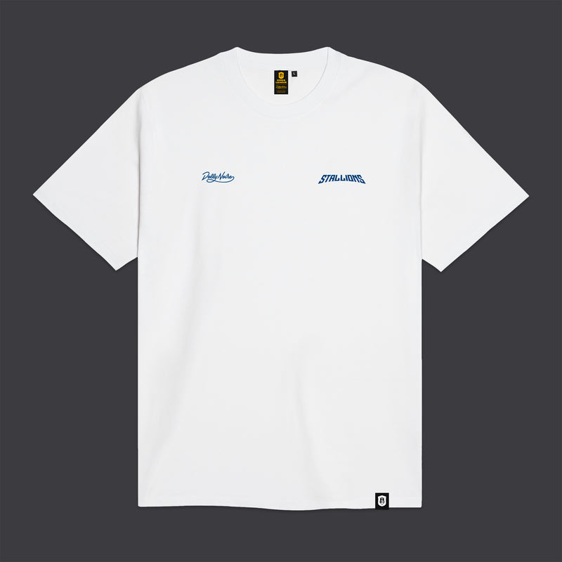 Stallions Tee White