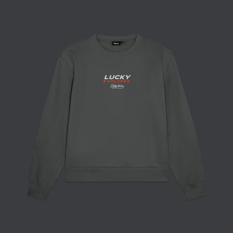 Lucky Explorer Postcard Crewneck