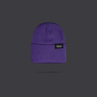 Beanieclava Purple Reign / White