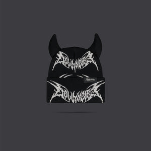 Devil Beanieclava Black / Grey