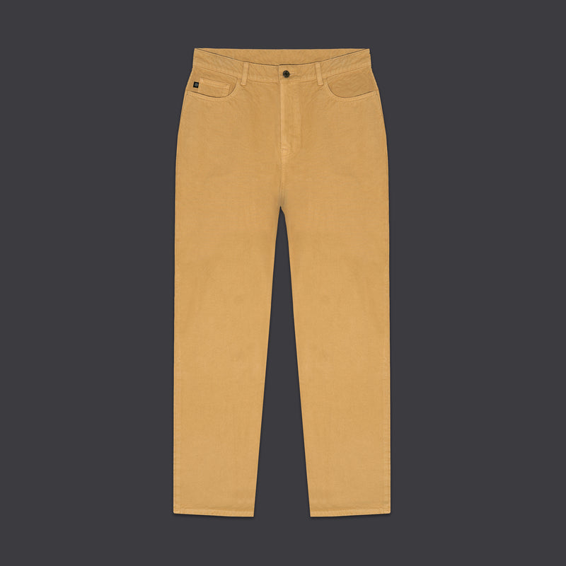 Gabardine Baggy Pants Beige