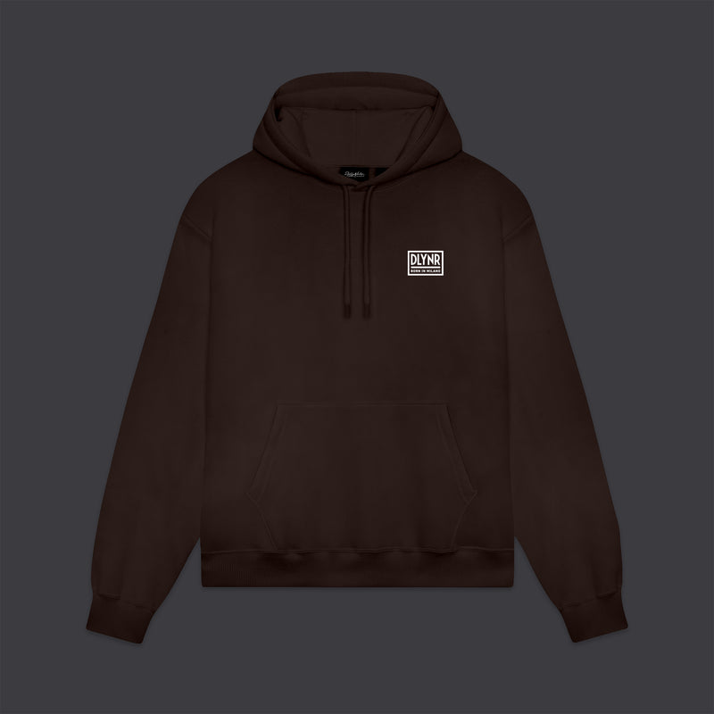 Minimal Hoodie Coffee Bean