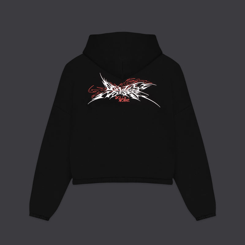 Shard Dolly Noire Boxy Hoodie Black
