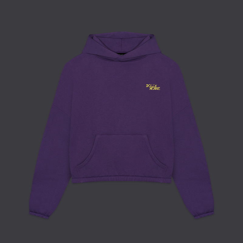 Shard Dolly Noire Boxy Hoodie Purple Reign