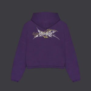 Shard Dolly Noire Boxy Hoodie Purple Reign