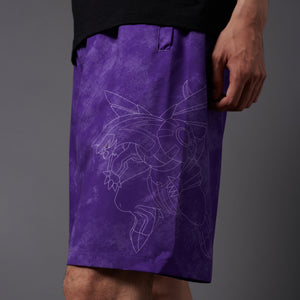 Palkia Techno Shorts Acid Lilac