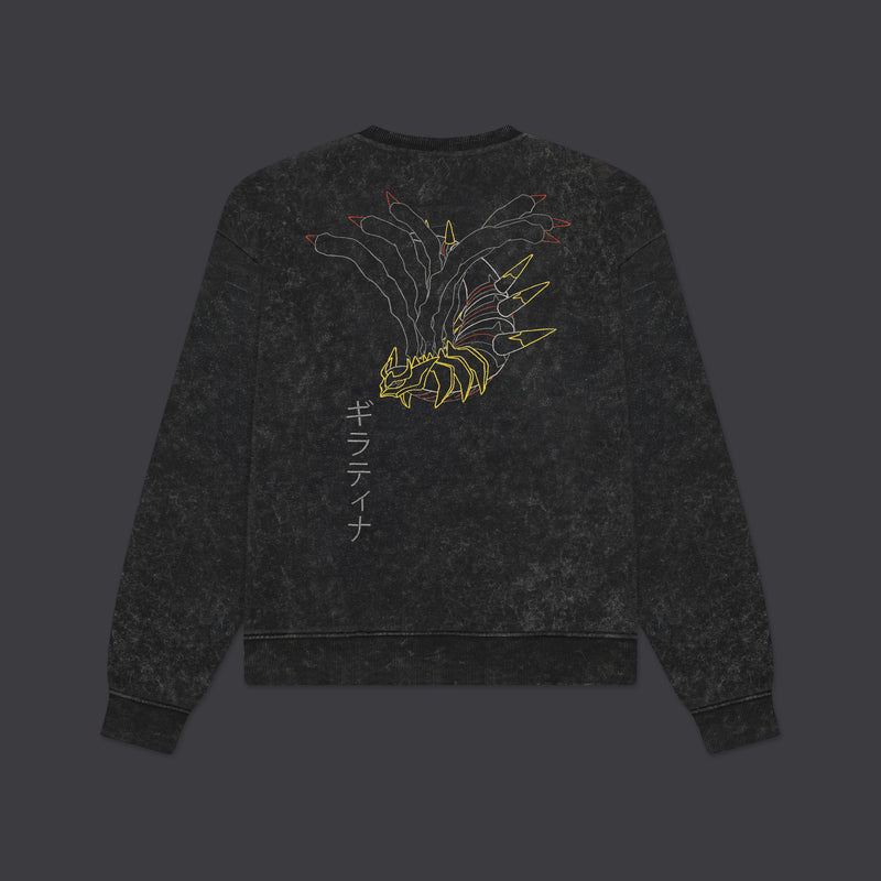 Giratina Crewneck Acid Black