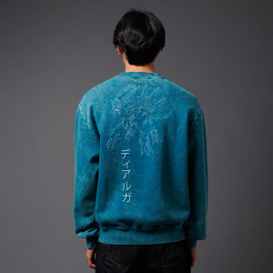 Dialga Crewneck Acid Blue