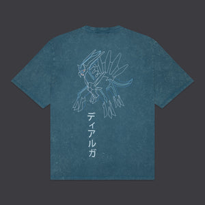 Dialga Tee Acid Blue