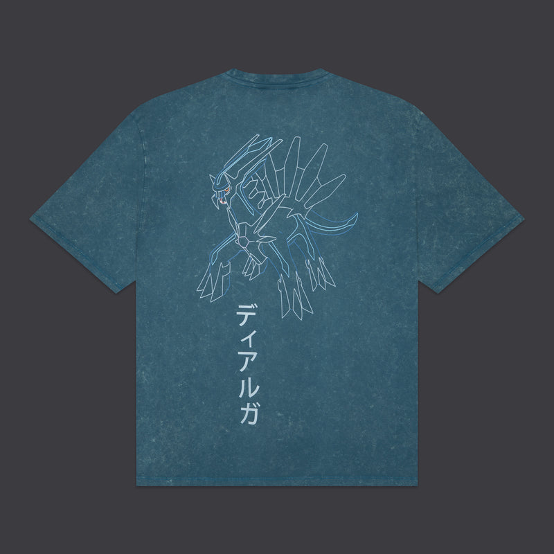 Dialga Tee Acid Blue