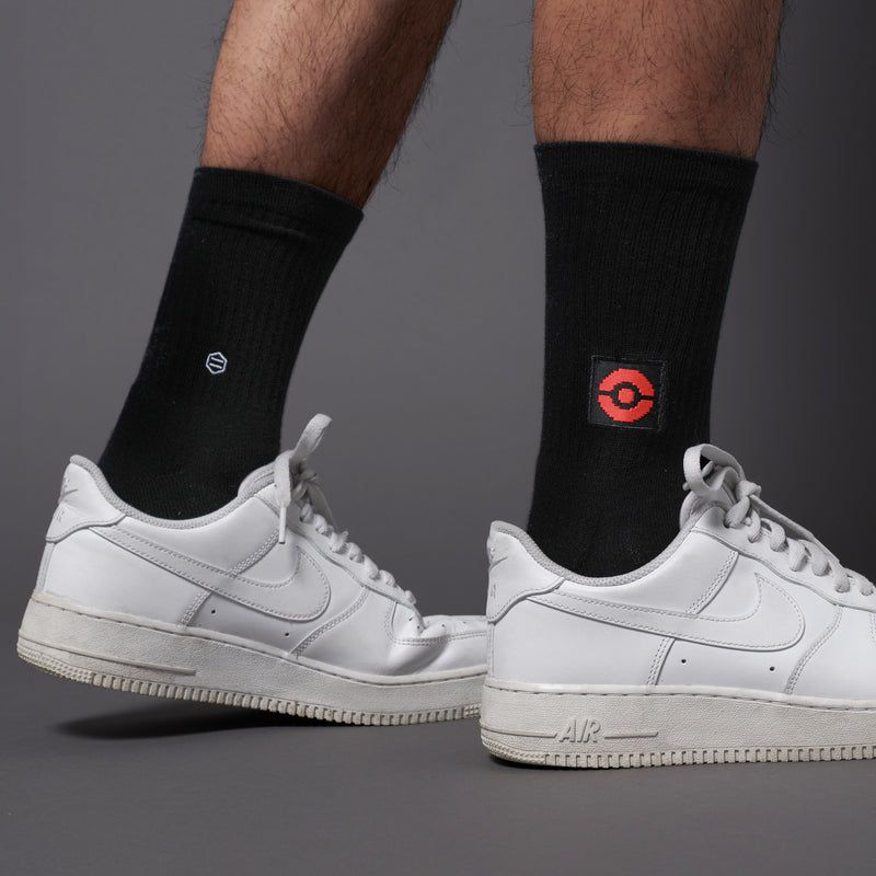 Pixel Pokéball Socks