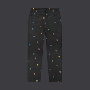 Starter Pattern Loose Fit Denim