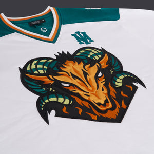 Goat Hockey Crewneck White