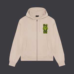 Dolly The GOAT Zip Hoodie Beige
