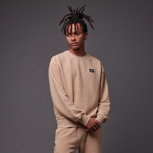 Ottoman Crewneck Sand Beige