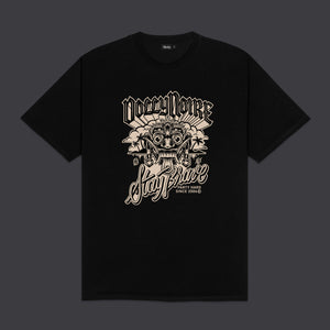 Bali Mask Tee Black