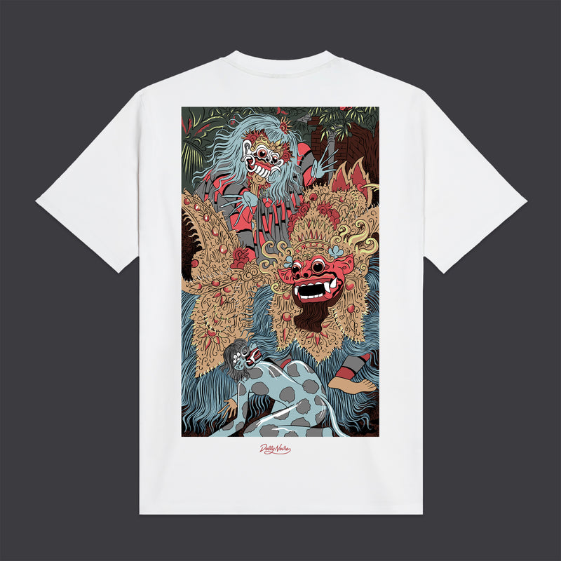 Barong And Rangda Tee White