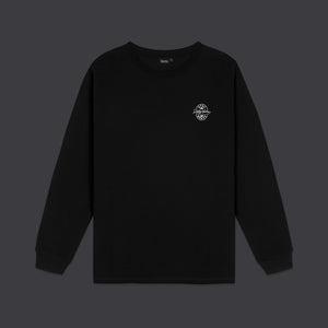 Logo Brew Label Long Sleeves Tee Black
