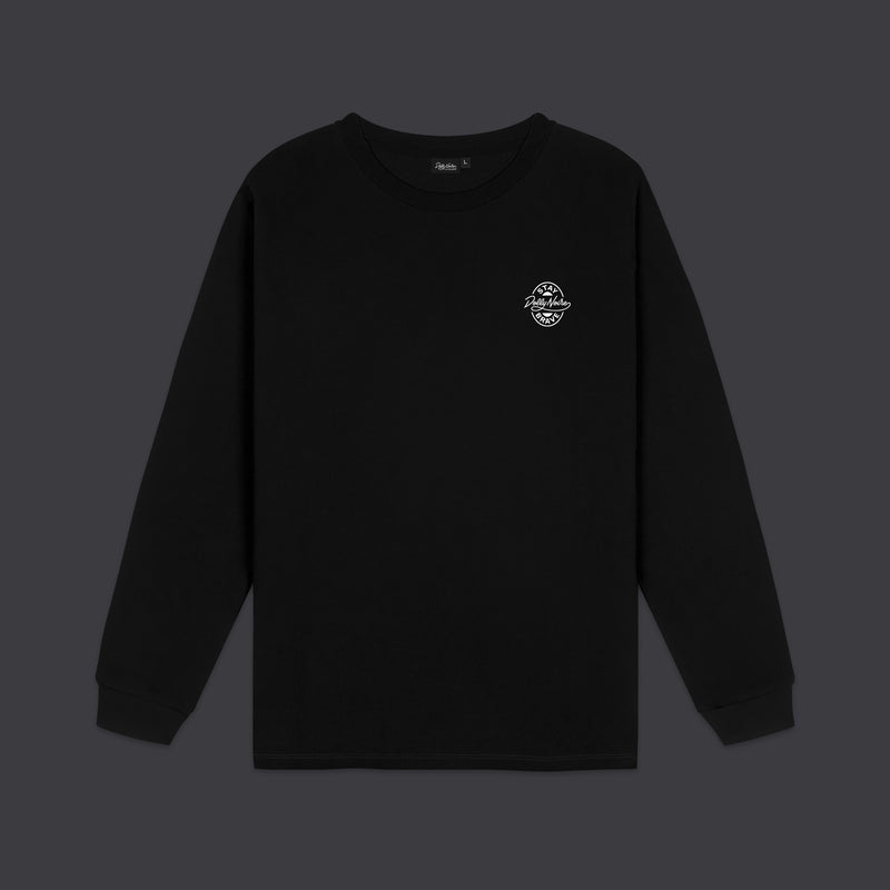Logo Brew Label Long Sleeves Tee Black
