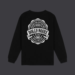 Logo Brew Label Long Sleeves Tee Black