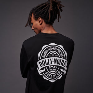 Logo Brew Label Long Sleeves Tee Black