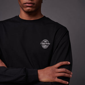 Logo Brew Label Long Sleeves Tee Black