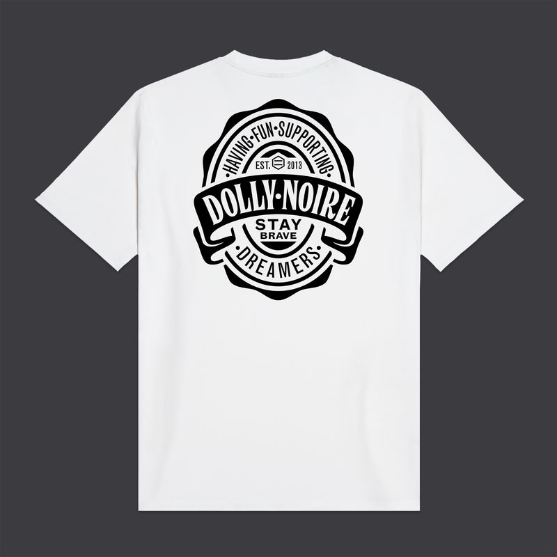 Logo Brew Label Tee White
