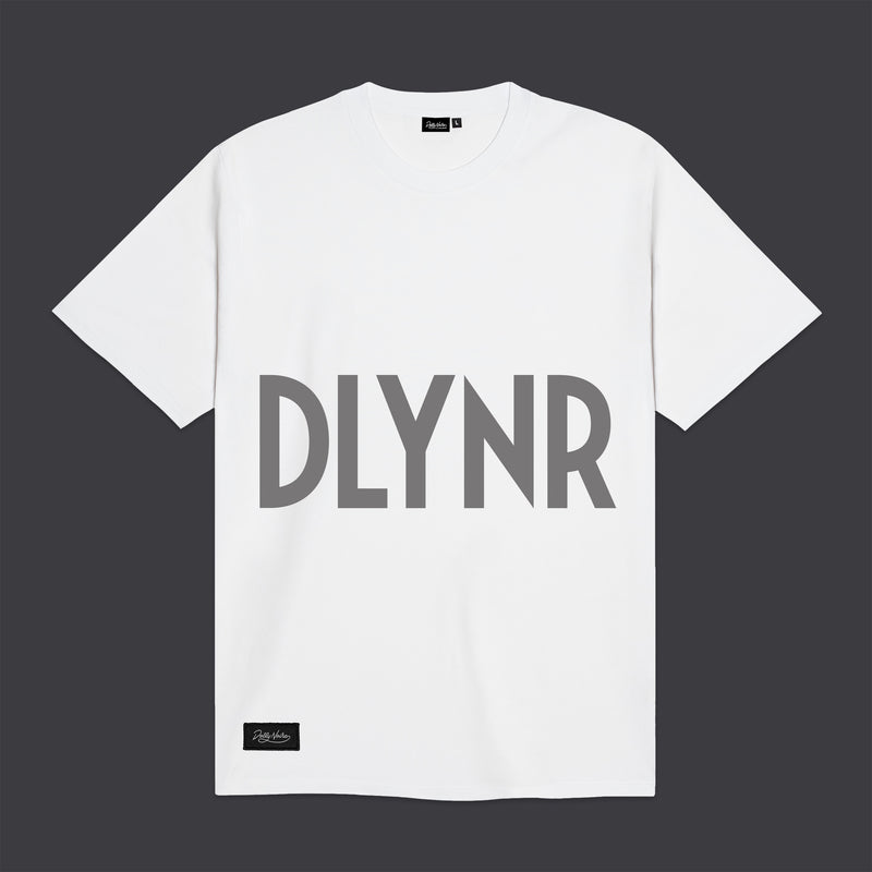 DLYNR Box Logo Tee White