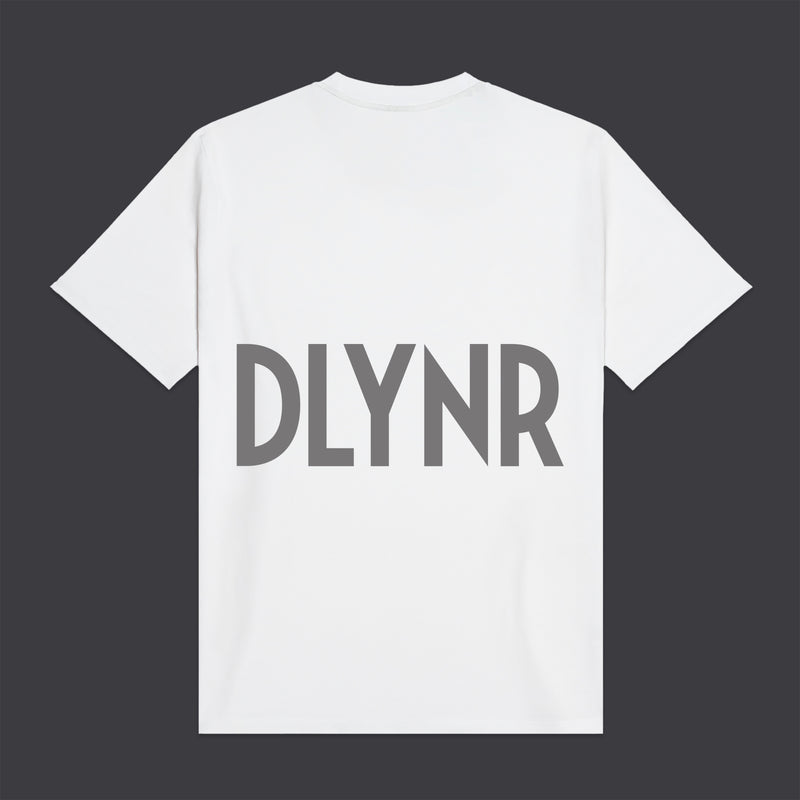 DLYNR Box Logo Tee White