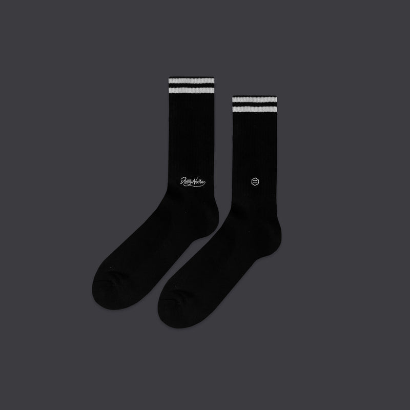 Logo Socks Black / White