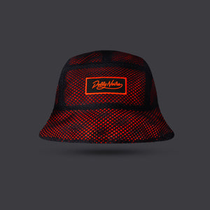 Mesh Reversible Bucket Black / Orange