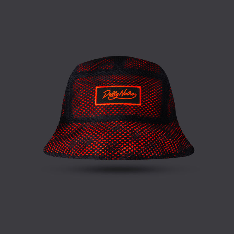 Mesh Reversible Bucket Black / Orange