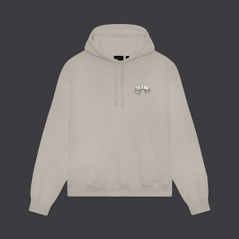 Hockey Mask Trio Hoodie Beige