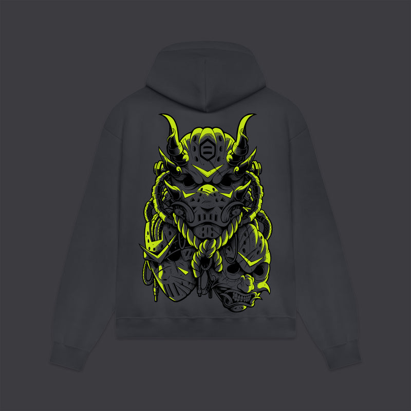 Hockey Mask Trio Hoodie Dark Grey