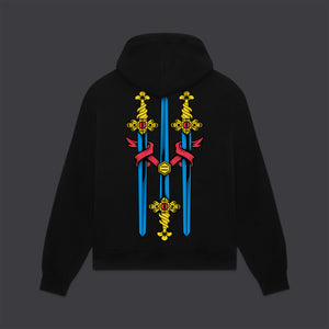 Tre di Spade - Napoletane Hoodie Black