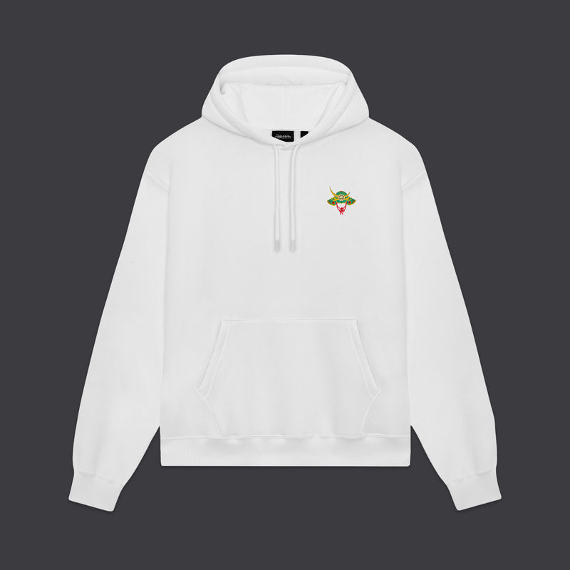 Tiger and Soldier Hoodie White