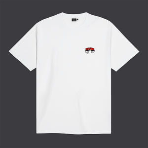 Hockey Mask Trio Tee White